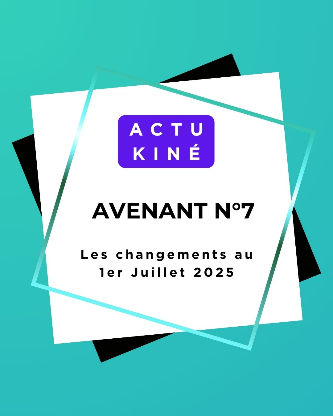 Changements pour les kinésithérapeutes au 1er juillet 2025 : Avenant 7