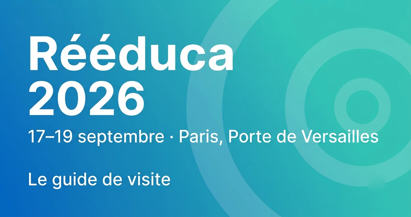 Salon Rééduca 2026 : dates, badge gratuit et plan de visite